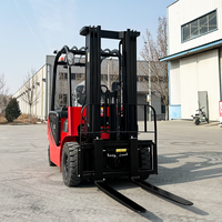 Chariot élévateur électrique 2,5t OEM Chine, moteur AC haute puissance, mât bi-étages, batterie lithium-ion, pour port, terminal, entrepôt de conteneurs et manutention de marchandises