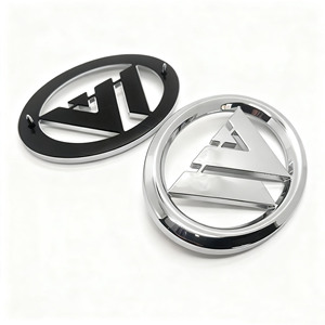 Custom Plastic Chrome 3D Car Emblem - Electroplated Chrome Front/Rear Badge <strong>Decal</strong>, Wholesale <strong>Auto</strong> <strong>Decoration</strong> - Product Image 2