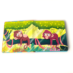 Sortie d'usine <span class=keywords><strong>milo</strong></span> va bananes livres d'histoires au coucher bébé éducatif enfants livre de planche papier recyclé - Product Image 5