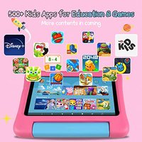 Nueva Tablet Infantil de 7 Pulgadas con Android 13.0, 3GB de Memoria, USB Tipo-C, Procesador Intel de 1.2GHz, Educativa, Wi-Fi, Funda de Silicona Resistente a Golpes