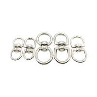 Anneau rotatif en fonte de fer en forme de 8 émerillons anneau maillon de chaîne anneau universel boucle de bagage 67X22mm porte-clés chien vache cheval matériel pour animaux de compagnie