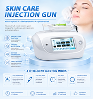 Injecteur numérique à micro-pression négative réglable, 9 broches, 5 ml, appareil portable pour booster la peau du nez, anti-âge, anti-rides