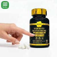 Capsules de glutathion liposomal personnalisées OEM 2000 mg pour le blanchiment de la peau, anti-âge, soutien antioxydant, capsules de glutathion