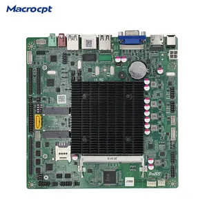 매크로 산업용 미니 ITX 마더 보드 J1800 인텔 DDR3 8GB X86 저전력 내장 메인 보드 미니 PC 새로운 데스크탑