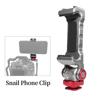 1/4 ''support de caméra d'action Smartphone monopode escargot téléphone Clip trépied pour iPhone <span class=keywords><strong>GoPro</strong></span> <span class=keywords><strong>6</strong></span> accessoires de caméra - Product Image 2