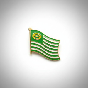 GREPAS GIFTS Épinglette drapeau écologique de 1 pouce, épinglette patriotique mondiale pour chapeau - Product Image 1