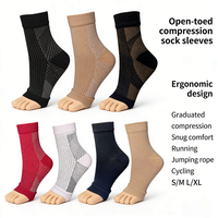 Chaussettes sans orteils, manchons de compression pour fasciite plantaire, pour la rééducation des blessures, les douleurs articulaires, attelle de cheville, soulagement instantané de la douleur neuropathique
