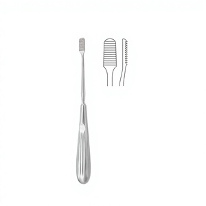Raspadores Nasales Lewis de Acero Inoxidable, Instrumento Quirúrgico ORL |   Raspador de Hueso Reutilizable para Rinoplastia y Septoplastia |   Lima Nasal Médica - Product Image 1