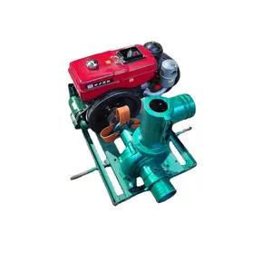 Collegamento morbido 4 set pompa carrello motore diesel autoadescante da 6 pollici 8hp 10hp con raffreddamento ad acqua