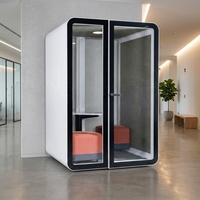 UNIBOOTH Cabine Acoustique Personnalisée en Aluminium 33dB ISO 23351 ASTM-E84 Ignifuge à Montage Rapide pour Espace de Coworking et Studio – Vente en Gros
