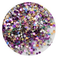 Paillettes pour nail art, formes rondes, confettis, paillettes colorées, 1 mm, paillettes pour ongles, 14 couleurs disponibles