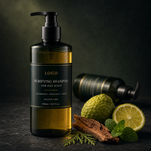 Set per la Cura dei <span class=keywords><strong>Capelli</strong></span> OEM con <span class=keywords><strong>Shampoo</strong></span> al Cedro e Bergamotto, Rituale Botanico, <span class=keywords><strong>Shampoo</strong></span> e Balsamo Senza Solfati, Maschera per <span class=keywords><strong>Capelli</strong></span> per Cuoio Capelluto Grasso - Product Image 4