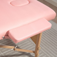 Vente chaude Tatouage Beauté Spa Table De Thérapie Chiropratique Salon En Bois Pliable Réglable Lit De Massage Chiropratique