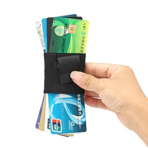 Boshiho Hotsales Customized Logo Slim <b>Card</b> <b>Holder</b> Elastic <b>Wallet</b> with Elastic for Men - Product Image 3