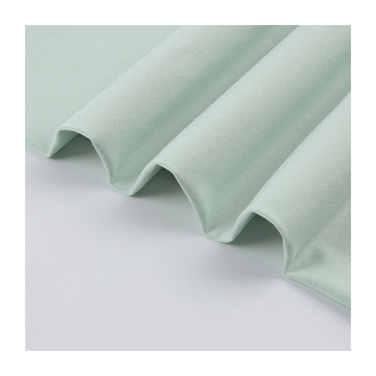 2025 Hot Sale Wholesale High Quality 250gsm Breathable Bamboo Fiber Spandex Fabric Jersey Fabric