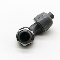 Coude en PVC YOD pour entrepreneur en CVC avec raccord métallique NPT 3/4 pour système électrique, connecteur de conduit flexible étanche à 90 degrés