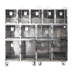 Cage de Luxe pour Animaux de Compagnie, Chien et Chat, 4 Portes, en Acier Inoxydable, pour Hôpital, Usage Domestique et Vétérinaire – Fabricant de <span class=keywords><strong>Cages</strong></span> pour Animaux Très Demandées - Product Image 6