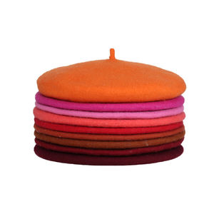 <span class=keywords><strong>Béret</strong></span> en laine de style <span class=keywords><strong>français</strong></span>, couleur unie, logo brodé personnalisé, doux, léger, durable, ne se décolore pas, confortable, <span class=keywords><strong>béret</strong></span> de peintre - Product Image 1