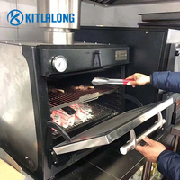 Kitlalong Meilleure Vente Commerciale Équipement De Cuisine Fabrication De Charbon De Bois Four Steak de Boeuf BARBECUE Restaurant Grill Bois Fruitier Charbon Four