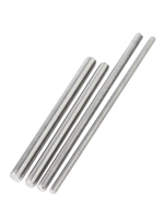Tiges filetées de qualité ingénierie en acier au carbone zingué blanc M6 à M24 pour le support de tuyaux et la fixation de supports