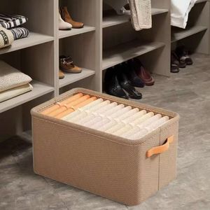 Vải quần áo và đồ chơi hộp lưu trữ với dây rút gấp tính năng cho phòng ngủ phòng khách sử dụng nhà máy bán buôn - Product Image 6