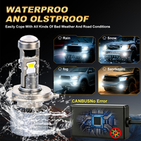 Ampoules de phare LED Sunshiny A100 Super Bright 100W 3570 CSP Mini projecteur Prêt à être expédié H4 H7 9005