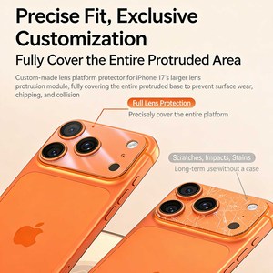 ฟิล์มกันรอยเลนส์กล้อง Benks All-in-One สำหรับ iPhone 17 Pro Series ป้องกันรอยนิ้วมือแบบด้าน ครอบคลุมเต็มพื้นที่ ผลิตจากวัสดุ PET - Product Image 3