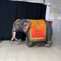 Costume d'éléphant gonflable pour scène de cirque commerciale