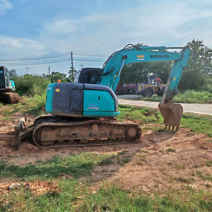 Kohdlo SK135SR-2 सेकेंडहैंड हाइड्रोलिक क्रॉलर पृथ्वी-चलती डिगर्स स्कि135 ने फ्लैट बाल्टी के साथ पूर्व-स्वामित्व वाली मशीन का उपयोग किया - Product Image 1