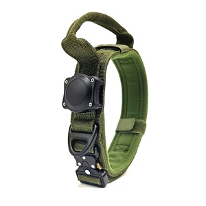 Kalung Anjing Anti Air dengan Pita Nylon Klasik Solid untuk Apple Airtag Ukuran Sedang/Besar, Cocok untuk Latihan, Semua Musim, dan Liburan - Product Image 4