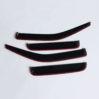 Pare-pluie de porte noir Dmax 2007, déflecteur de fenêtre pour Isuzu Dmax 2007-2011, accessoires du fabricant Dmax