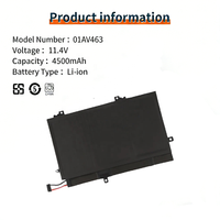 Baterai Laptop Pabrik L17C3P52 01AV463 untuk Lenovo ThinkPad L14 L15 L480 L490 L580 L590 SB10T83140 L17M3P53 Baterai Notebook