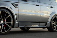 Kit carrosserie en fibre de carbone pour Range Rover Sport, style MSY, haute qualité, comprenant lèvre avant, diffuseur latéral, spoiler et kit largeur de carrosserie