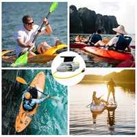 Propulseur SUP de 15 lb de poussée, moteur de pêche pour bateau pneumatique, aileron électrique, propulseur sous-marin de 9 km/h pour planches à pagaie et kayaks