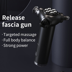 Pistola de masaje muscular <span class=keywords><strong>abdominal</strong></span> con bola giratoria, masajeador de percusión muscular de tejido profundo - Product Image 6