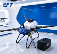 Drone agricole professionnel EFT K20 20L, châssis pliable en carbone pour pulvérisation, semis, bricolage