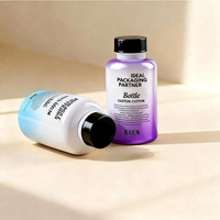 200cc PET capsule de pilules en plastique blanc vitamine bonbons médicaux bouteille de chewing-gum emballage nutritionnel en plastique avec bouchon à rabat blanc