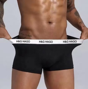 Hago Bóxers de Algodón Orgánico para Hombre OEM, <span class=keywords><strong>Set</strong></span> de Ropa Interior Masculina, Venta al por Mayor - Product Image 2