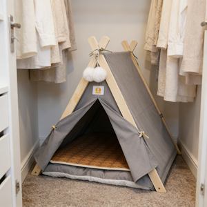 Tienda de Observación de Animales Elevada de Madera <span class=keywords><strong>con</strong></span> Toldo para una Observación Confortable de la Vida Silvestre desde su Campamento - Product Image 1