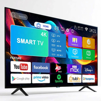 Televisor Inteligente 4K UHD de 100 Pulgadas, Android 15, QLED, Sin Marco, Control por Voz, HDR 10, Miracast, Pantalla para Reuniones, Uso en Hoteles y Hogares