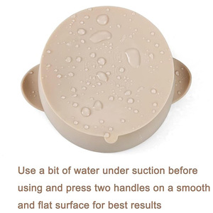Tazón de Silicona para Bebé Libre de BPA con Succión, Contenedor para Calentar Alimentos, para Bebés de 0 a 12 Meses, Juego de Vajilla para la Hora de Comer - Product Image 3