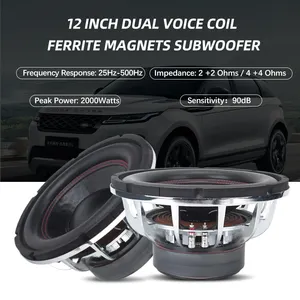 Car Spl Sub Woofer Audio System Leistungs starker Subwoofer 12 15 18 Zoll Car Audio Lautsprecher Subwoofer