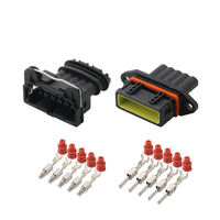 Connecteur électrique étanche JPT Auto, 5 broches mâle et femelle, pour alimentation primaire, modèle Amp 282193-1