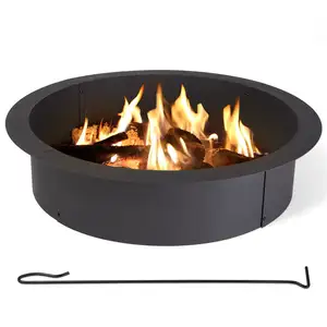Ur-health outdoor furniture set fire pit fire pit rings wood burning