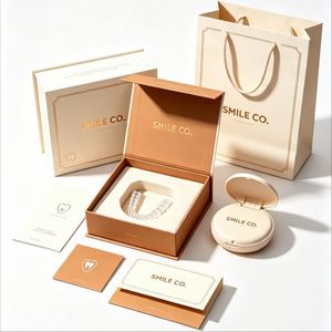 FX Luxury Folding Magnetic Gift <b>Box</b> Orthodontic Aligner <b>Storage</b> Packaging <b>Box</b> with Custom Logo <b>Paper</b> <b>Box</b> - Product Image 3
