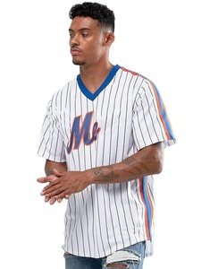 Striped Vintage Baseball Jersey Plus Size <b>Heat</b>-Transfer Printed Breathable Moisture Wicking Quick Dry Customizable Wholesale - Product Image 2