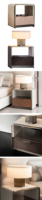 Petite table d'angle décorative moderne, rectangulaire, blanche, turque, en bois, multi-usages, de style européen, pour chambre à coucher