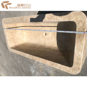 <span class=keywords><strong>Baignoire</strong></span> autoportante en marbre travertin beige Expérience tourbillon de luxe - Product Image 4