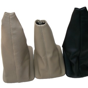 Dongzhao Leather Gear <b>Shift</b> <b>Knob</b> Cover Black For Chevrolet Epica TY-003 - Product Image 4
