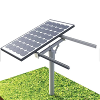Support de poteau de montage de panneau solaire domestique personnalisé pour les supports de système de montage solaire au sol